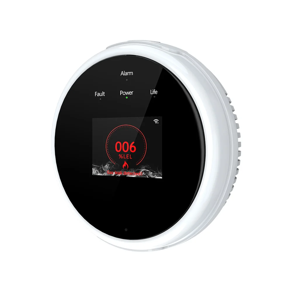 Smart Gas Leak Detector Lpg - Detector de Gas Inteligente WiFi Tuya,