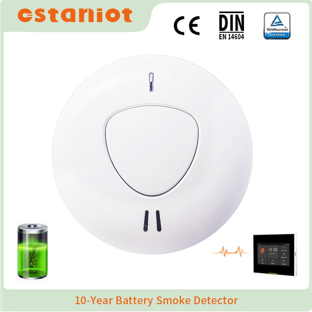 Smoke Alarm 10 Year Battery - Detector de humo con batería de