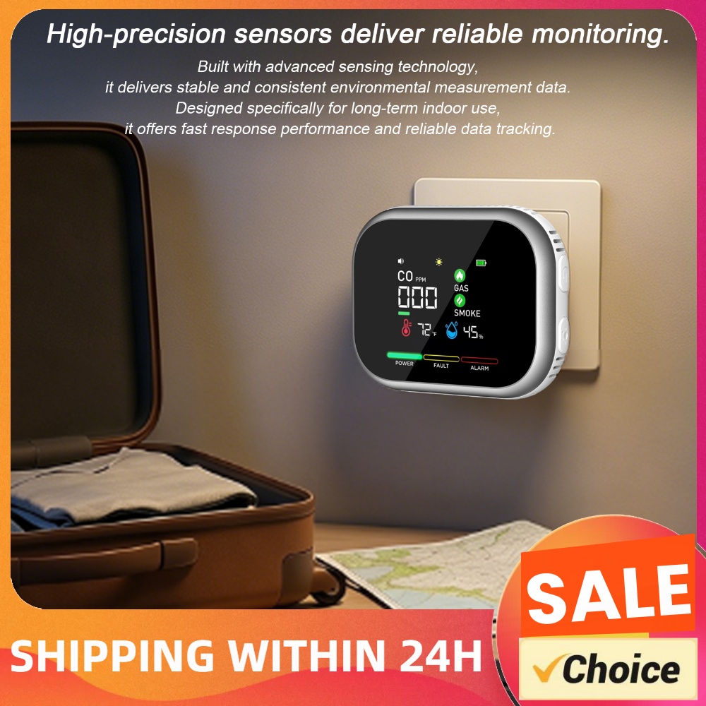 Carbon Monoxide Detector Combo - Monitor de calidad del aire 6