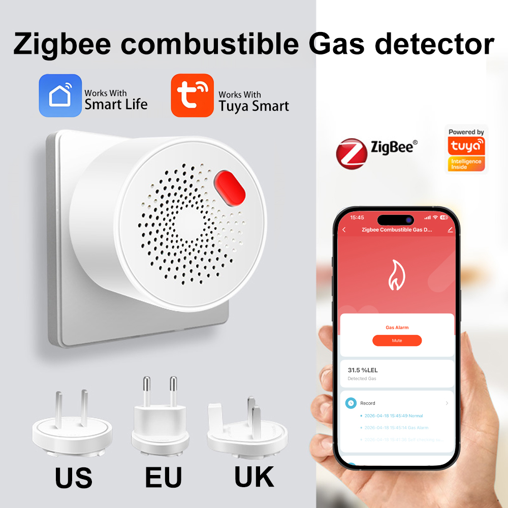 Smart Gas Leak Detector Lpg - Detector de fugas de gas combustible