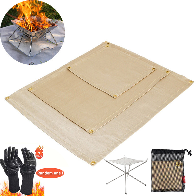Fire Blanket Fiberglass - Manta Ignífuga para Acampar al Aire
