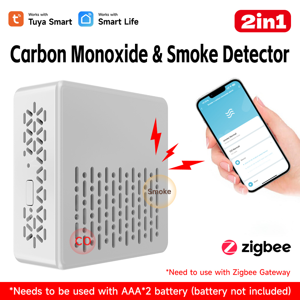 Detector de Humo y Monóxido de - Smart Smoke Detector Wifi reseña y precio
