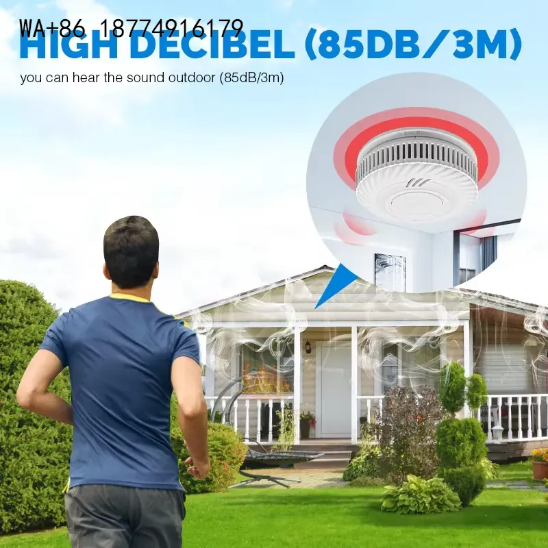 wmwmnu Sensor de Humo y Fugas  - Smoke Alarm 10 Year Battery reseña y precio