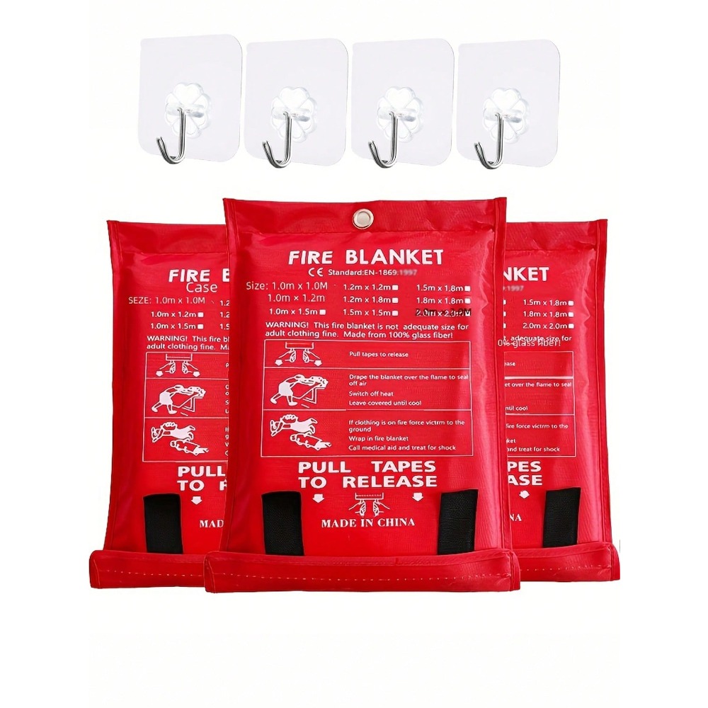 Manta ignífuga de 39,37 x 39,3 - Fire Blanket Fiberglass reseña y precio