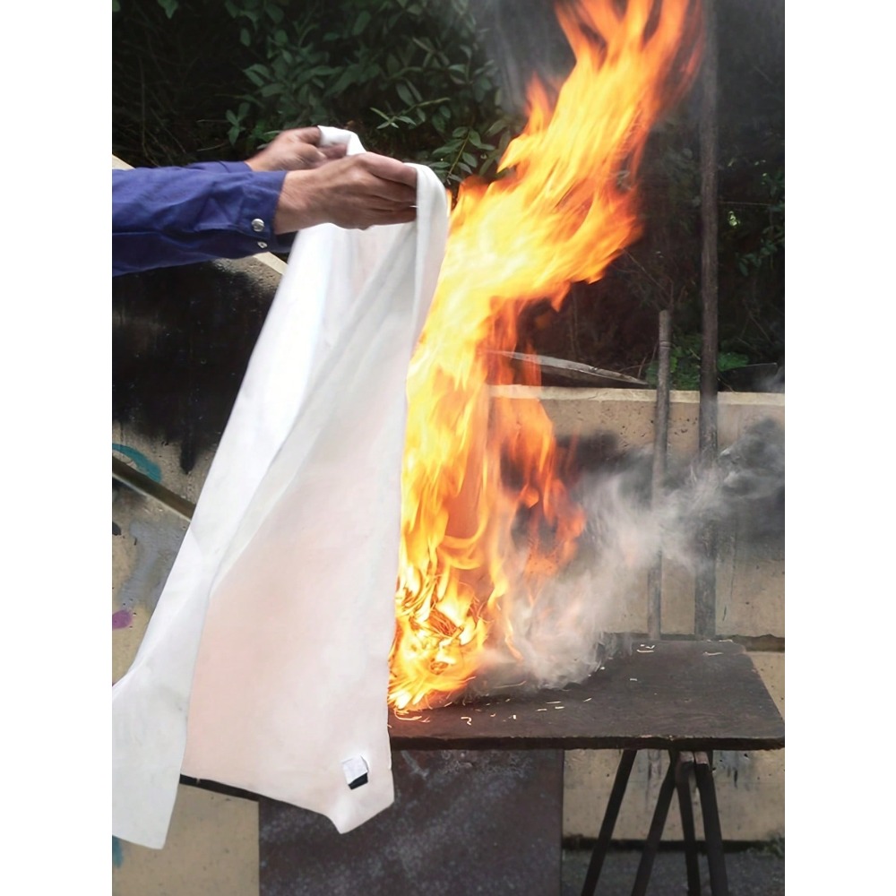Manta ignífuga de 39,37 x 39,3 - Fire Blanket Fiberglass reseña y precio