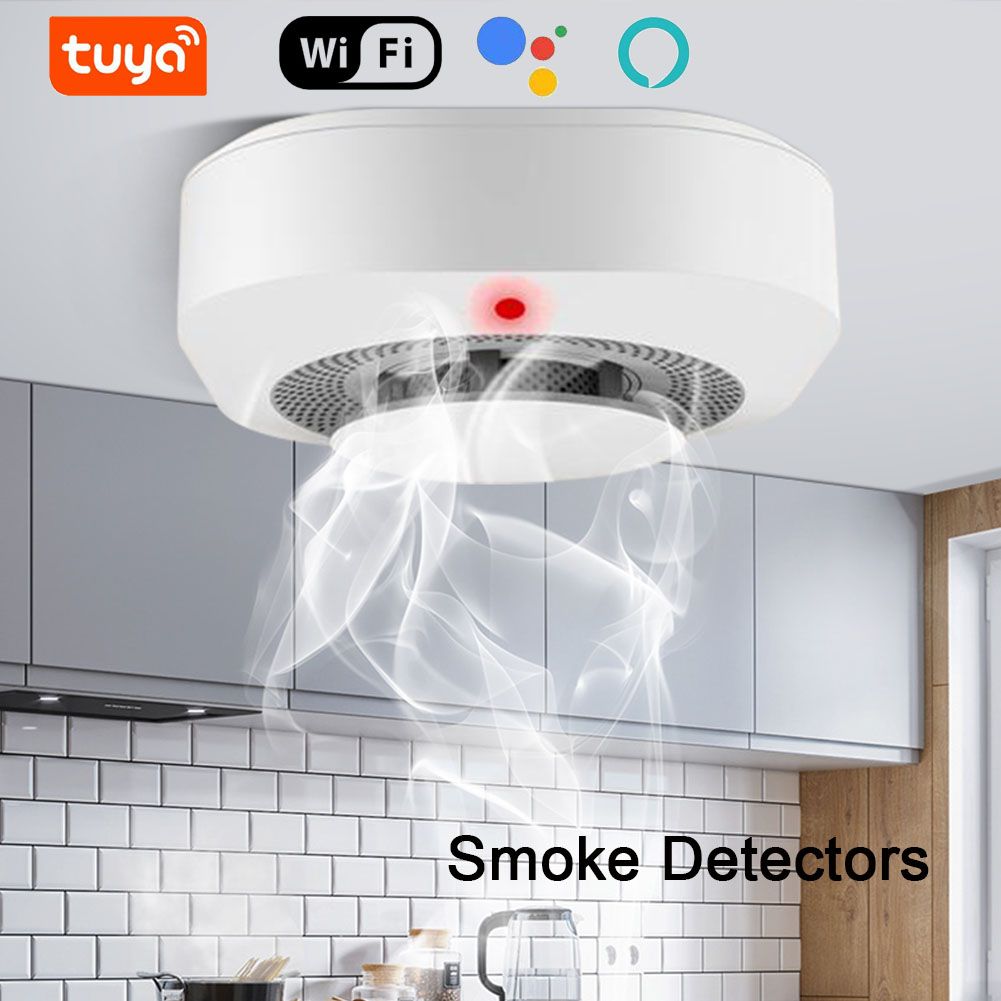 Tuya-Detector de humo WiFi, Se - Smart Smoke Detector Wifi reseña y precio