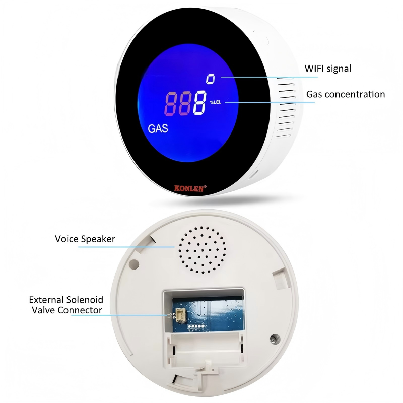 Detector de Fugas de Gas Natur - Smart Gas Leak Detector Lpg reseña y precio