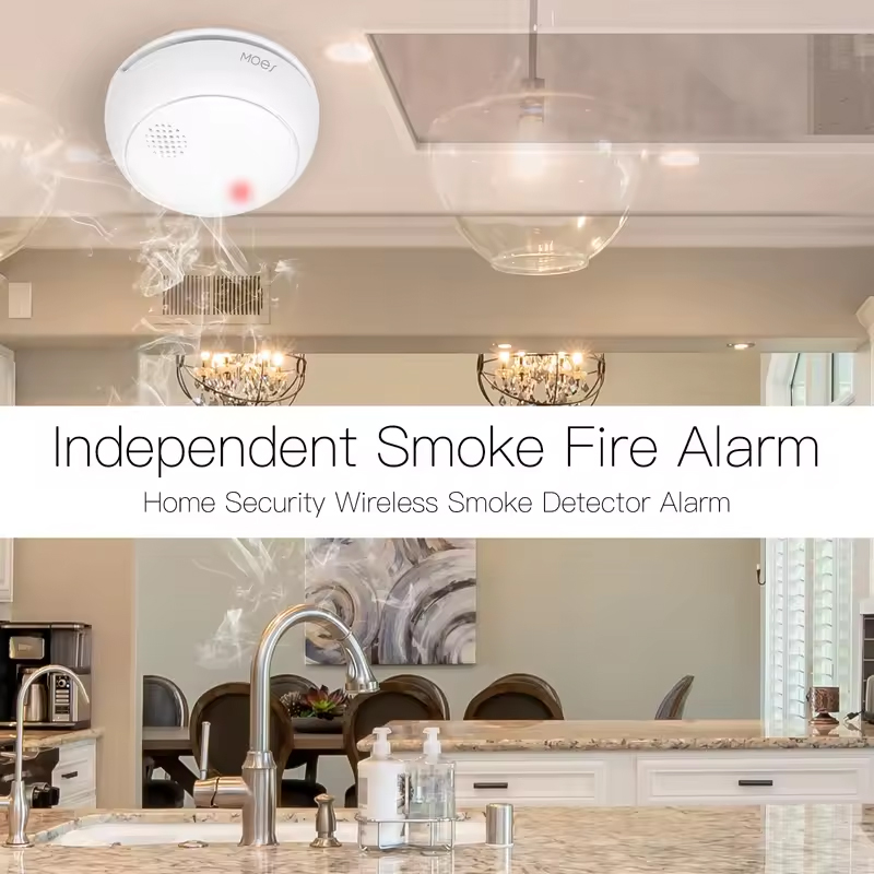 Detector de Humo Inalámbrico I - Zigbee Smoke Sensor Tuya reseña y precio