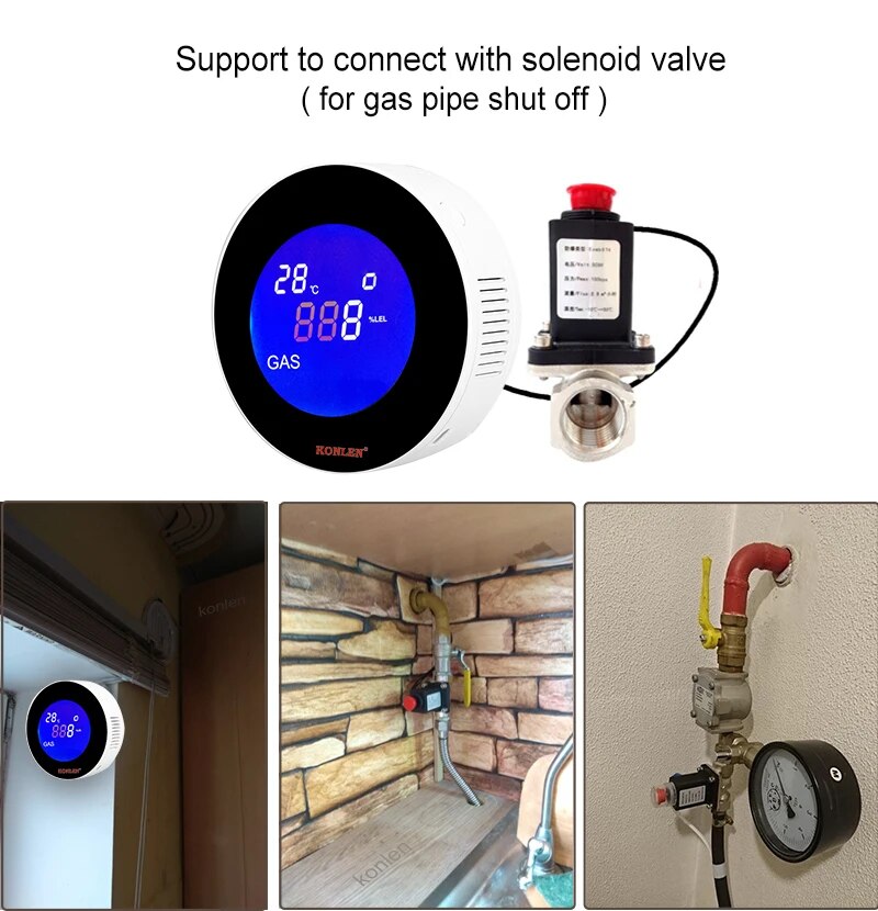 Tuya-Sensor de fugas de Gas GL - Smart Gas Leak Detector Lpg reseña y precio