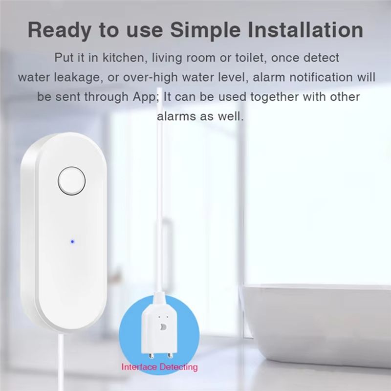 Sensor de Agua WIFI ABZW, Dete - Water Leak Detector Wifi Alarm reseña y precio