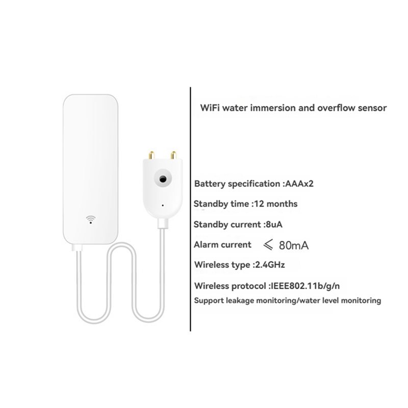 Sensor Inteligente de Fugas de - Water Leak Detector Wifi Alarm reseña y precio