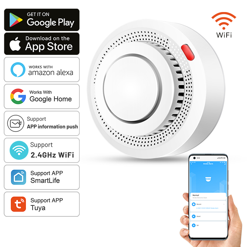 Sensor de Humo Inteligente WiF - Smart Smoke Detector Wifi reseña y precio