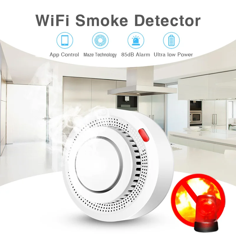 Sensor de Humo Inteligente WiF - Smart Smoke Detector Wifi reseña y precio
