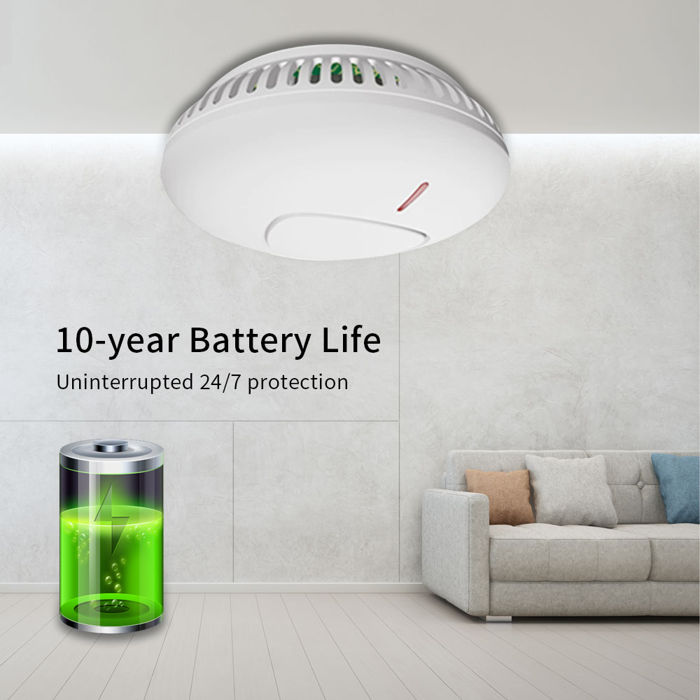 Detector de humo con batería d - Smoke Alarm 10 Year Battery reseña y precio