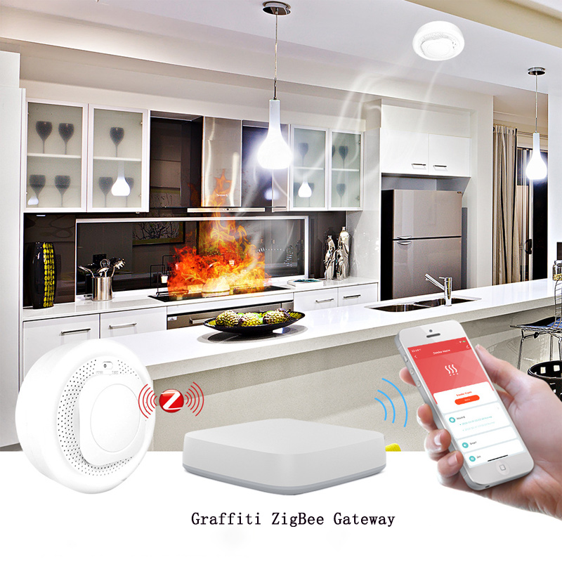 Detector de Incendios para Coc - Zigbee Smoke Sensor Tuya reseña y precio