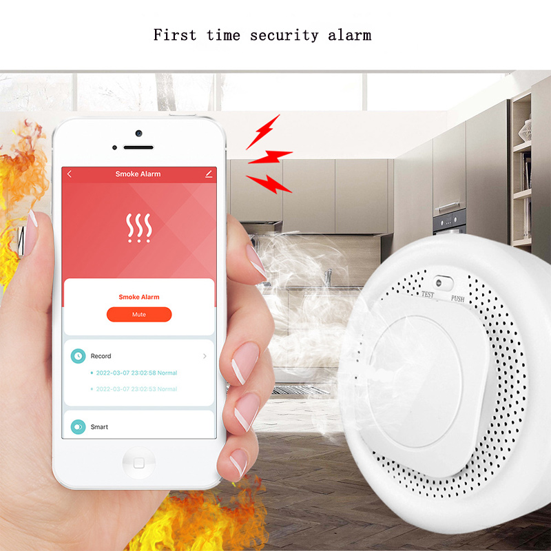 Detector de Gas Combustible in - Zigbee Smoke Sensor Tuya reseña y precio