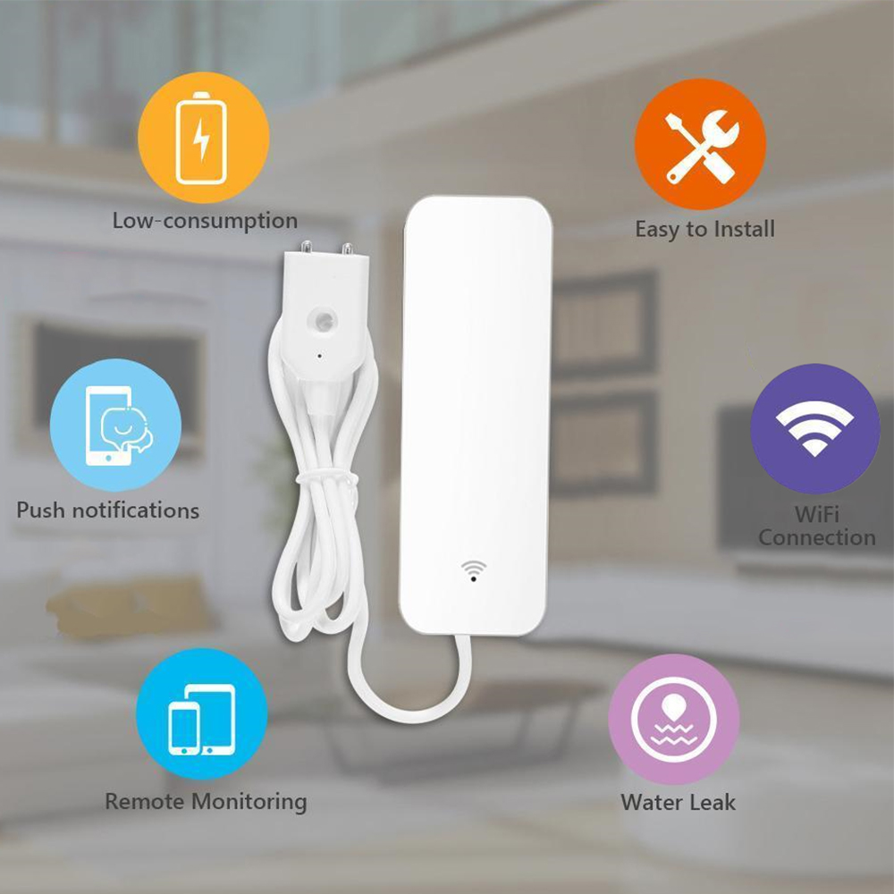 Sensor de fugas de agua WiFi T - Water Leak Detector Wifi Alarm reseña y precio