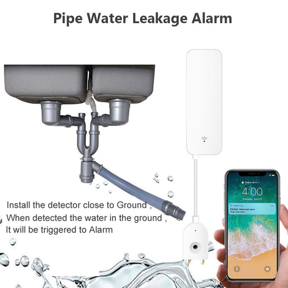 Sensor de fugas de agua WiFi T - Water Leak Detector Wifi Alarm reseña y precio