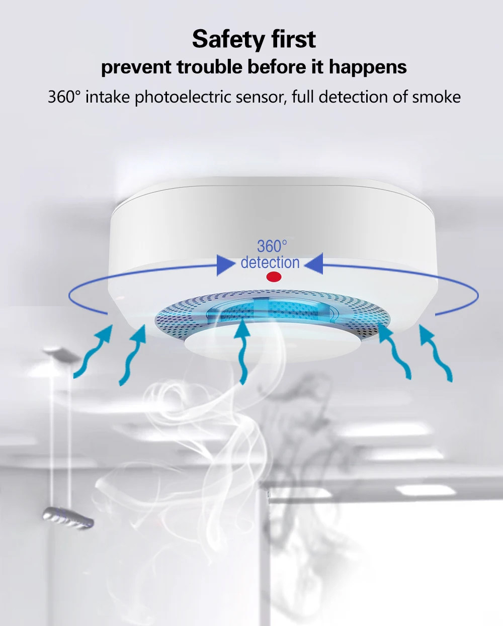Detector de humo inteligente T - Smart Smoke Detector Wifi reseña y precio