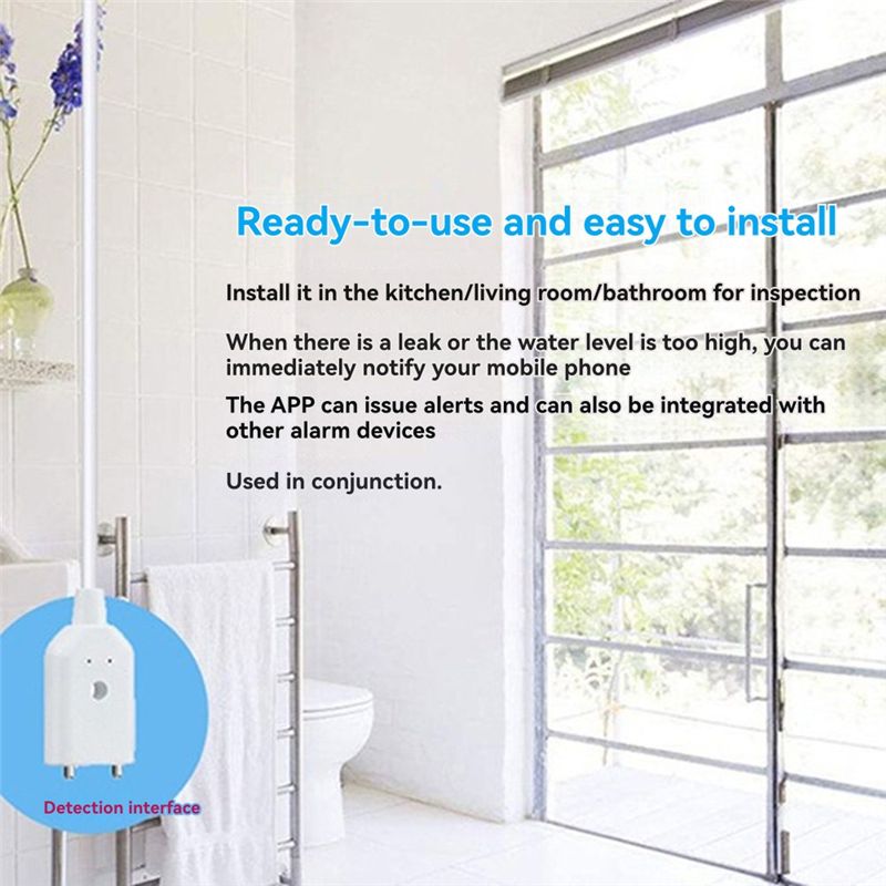[¡NUEVO A09R!】 Tuya Wifi Senso - Water Leak Detector Wifi Alarm reseña y precio