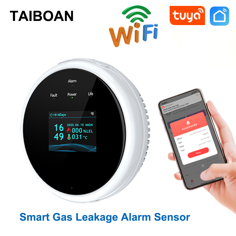 TAIBOAN WiFi GAS LPG Sensor de - Smart Gas Leak Detector Lpg reseña y precio