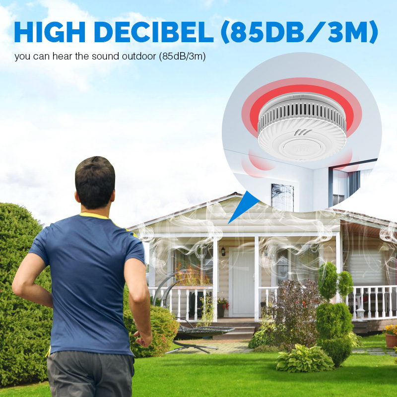 Detector de humo autónomo con  - Smoke Alarm 10 Year Battery reseña y precio