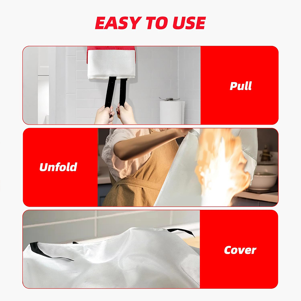 Manta contra incendios, paquet - Fire Blanket Fiberglass reseña y precio