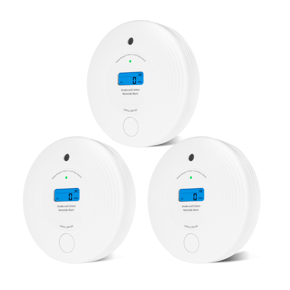 Combo Detector de humo y detec - Smoke Alarm 10 Year Battery reseña y precio