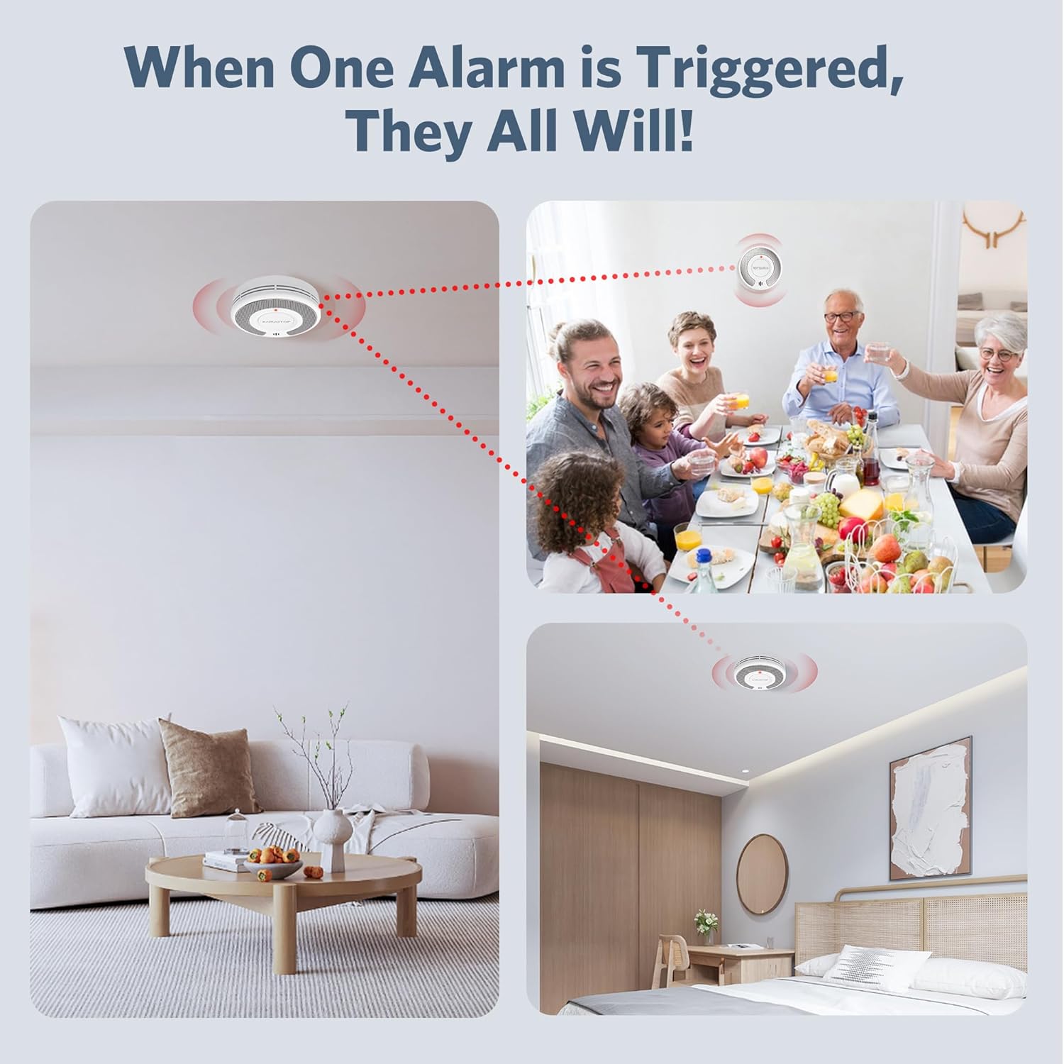 Alarma de humo interconecida i - Smoke Alarm 10 Year Battery reseña y precio