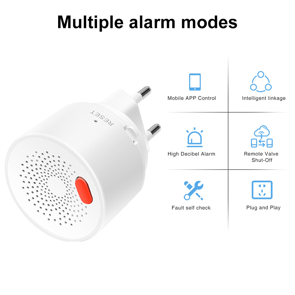 Detector de fugas de gas combu - Smart Gas Leak Detector Lpg reseña y precio