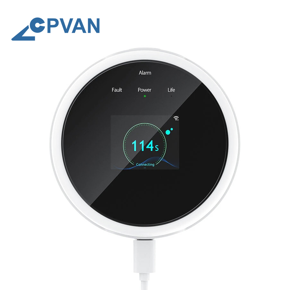 CPVAN Tuya Wifi Sensor de alar - Smart Gas Leak Detector Lpg reseña y precio