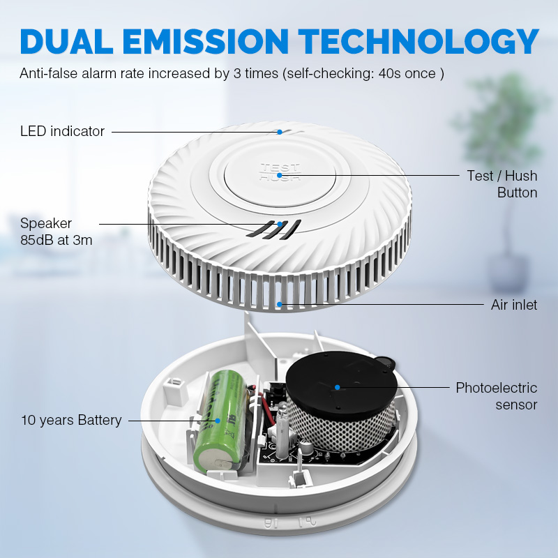 Detector de Humo Inalámbrico I - Smart Smoke Detector Wifi reseña y precio