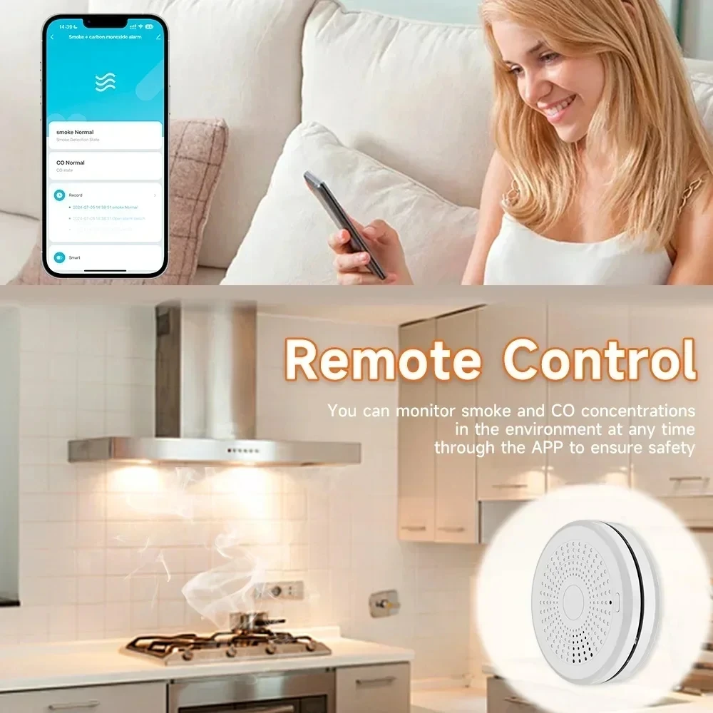 Detector inteligente de humo y - Zigbee Smoke Sensor Tuya reseña y precio