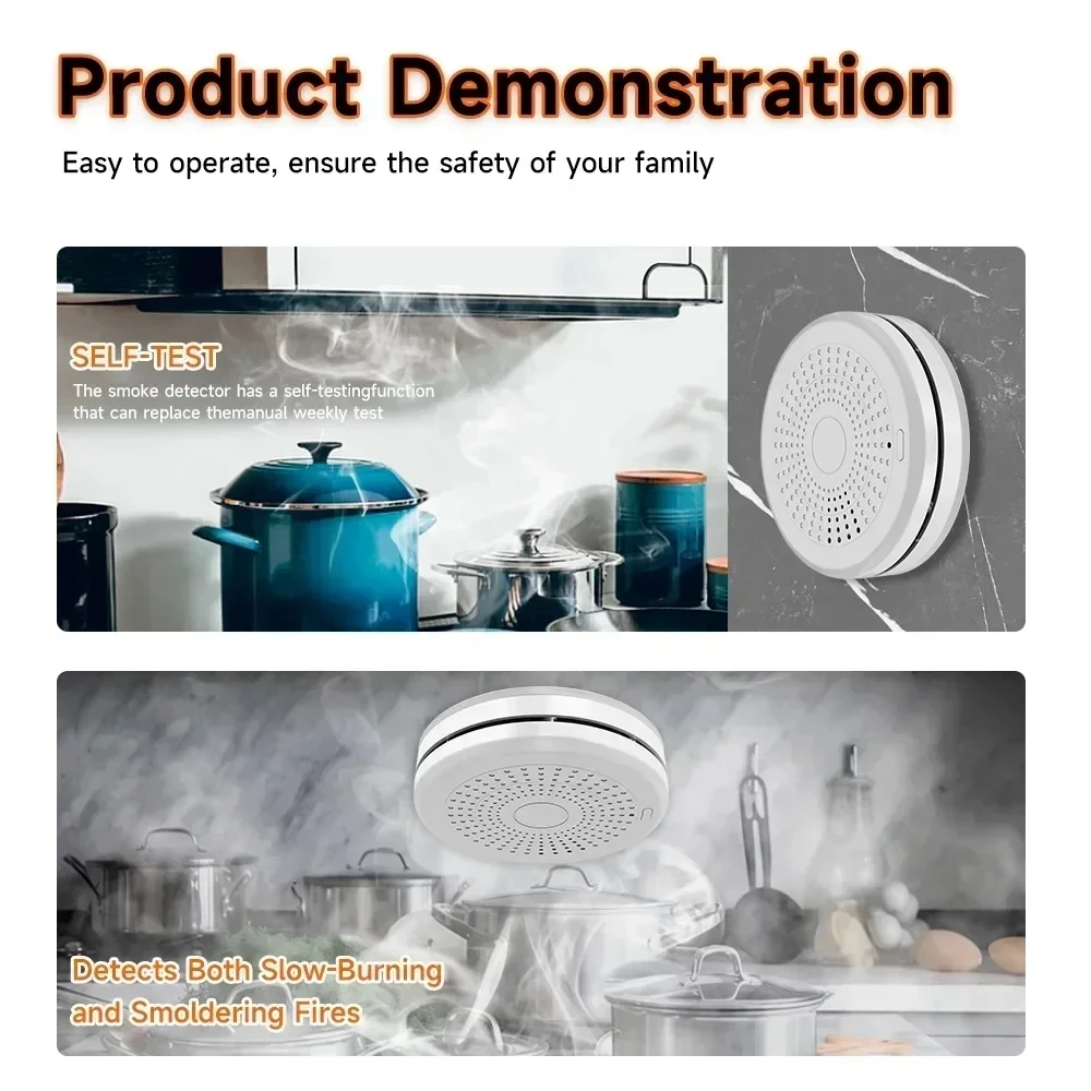 Detector inteligente de humo y - Zigbee Smoke Sensor Tuya reseña y precio