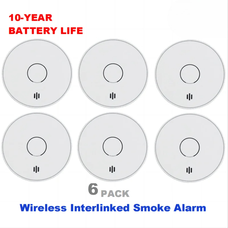 Alarma de humo interconectada  - Smoke Alarm 10 Year Battery reseña y precio