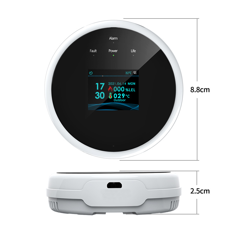 Tuya-Detector de Gas con WiFi  - Smart Gas Leak Detector Lpg reseña y precio