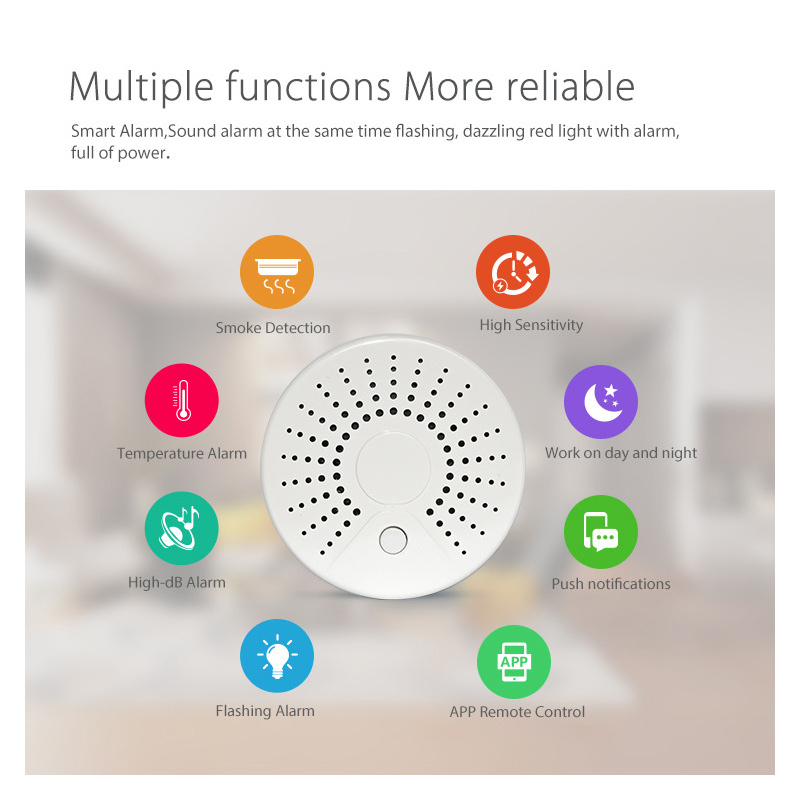 Detector de Humo Inteligente W - Smart Smoke Detector Wifi reseña y precio