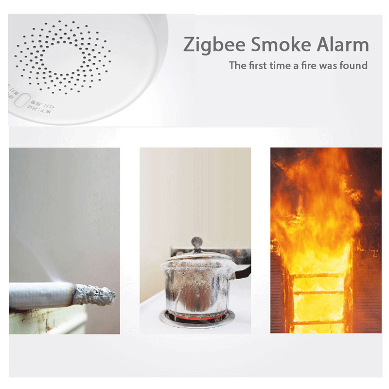 Detector de humo Zigbee, nuevo - Zigbee Smoke Sensor Tuya reseña y precio