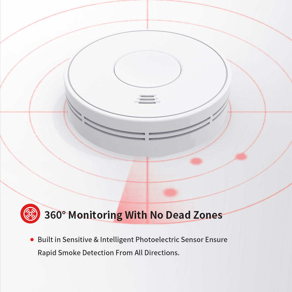 Alarmas de humo con batería de - Smoke Alarm 10 Year Battery reseña y precio