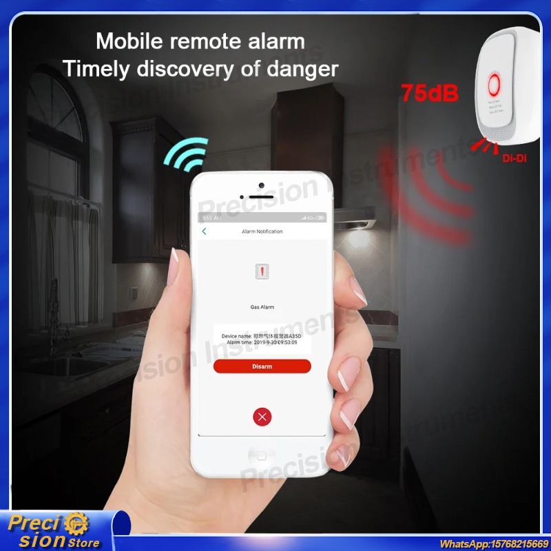 Detector de Gas Combustible pa - Smart Gas Leak Detector Lpg reseña y precio
