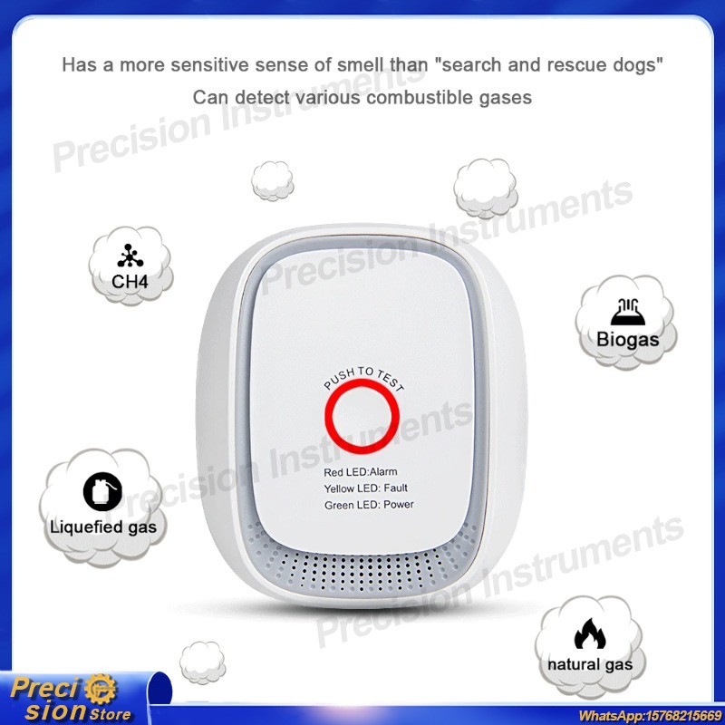 Detector de Gas Combustible pa - Smart Gas Leak Detector Lpg reseña y precio
