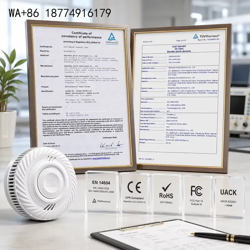 wmwmnu Sensor de Humo y Fugas  - Smoke Alarm 10 Year Battery reseña y precio