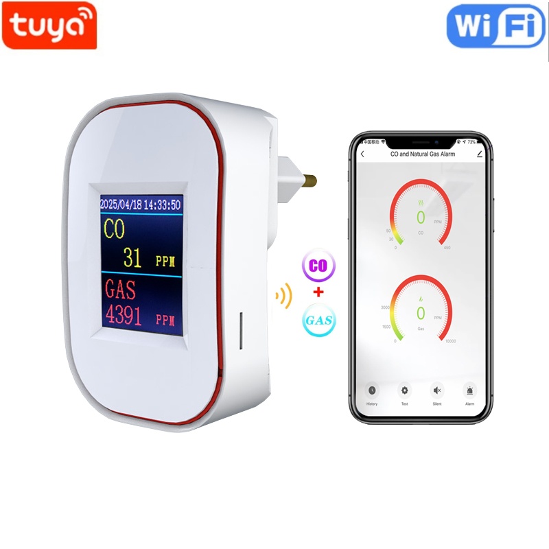 Tuya Smart Life-Detector de mo - Smart Gas Leak Detector Lpg reseña y precio