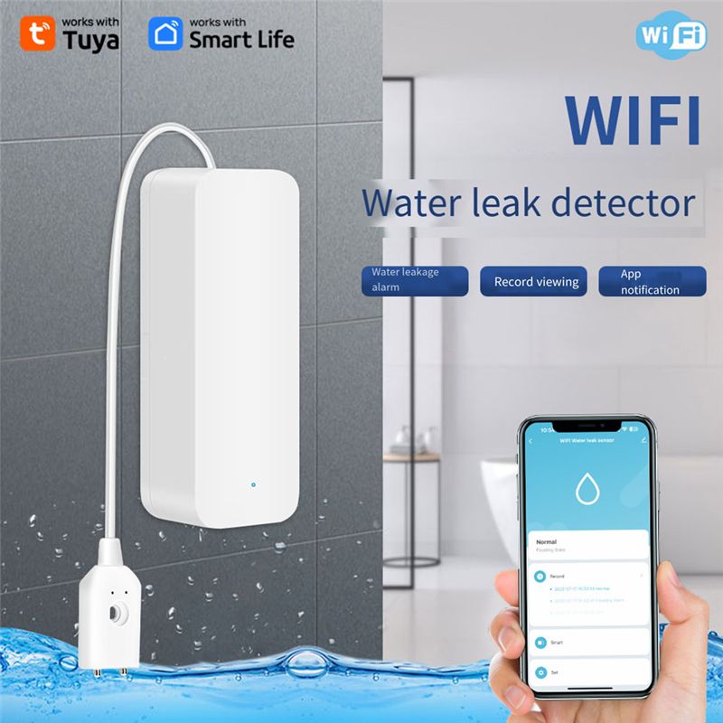Alarma de Fugas de Agua Tuya W - Water Leak Detector Wifi Alarm reseña y precio