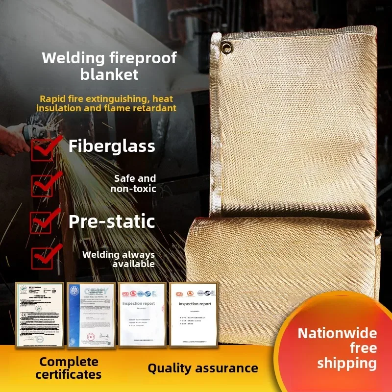 Manta de soldadura ignífuga ce - Fire Blanket Fiberglass reseña y precio