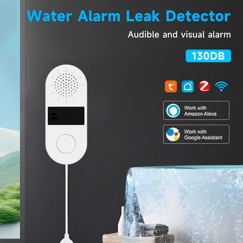 Detector de fugas de agua con  - Water Leak Detector Wifi Alarm reseña y precio