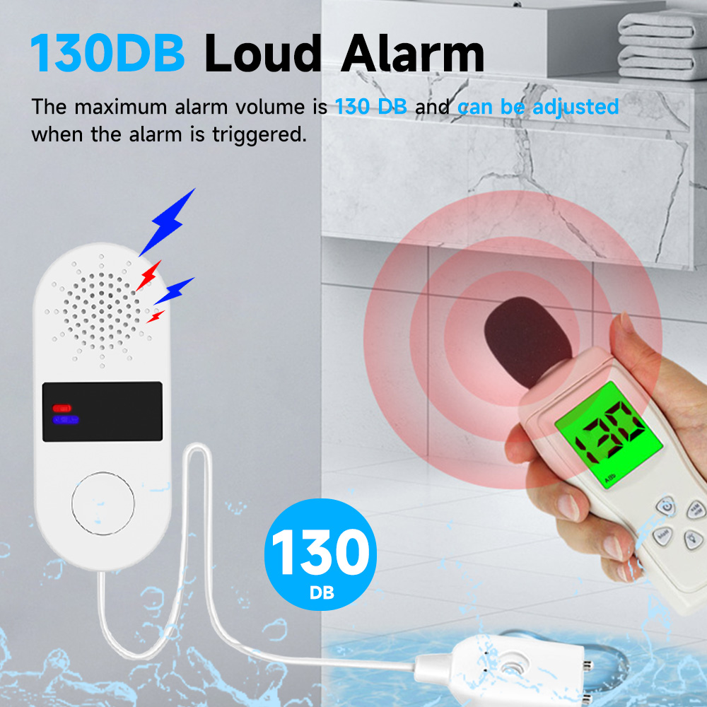 Detector de fugas de agua con  - Water Leak Detector Wifi Alarm reseña y precio
