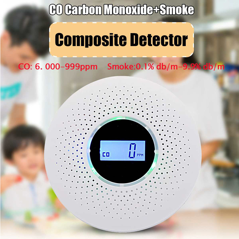 El más nuevo 2 en 1 LED Digita - Carbon Monoxide Detector Combo reseña y precio