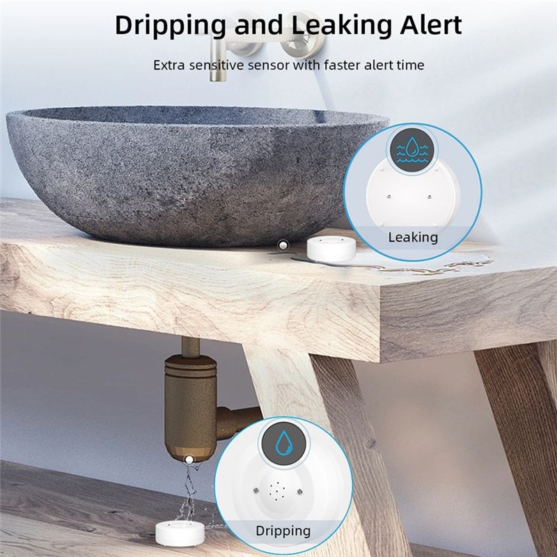 Sensor de Fugas de Agua Wifi I - Water Leak Detector Wifi Alarm reseña y precio