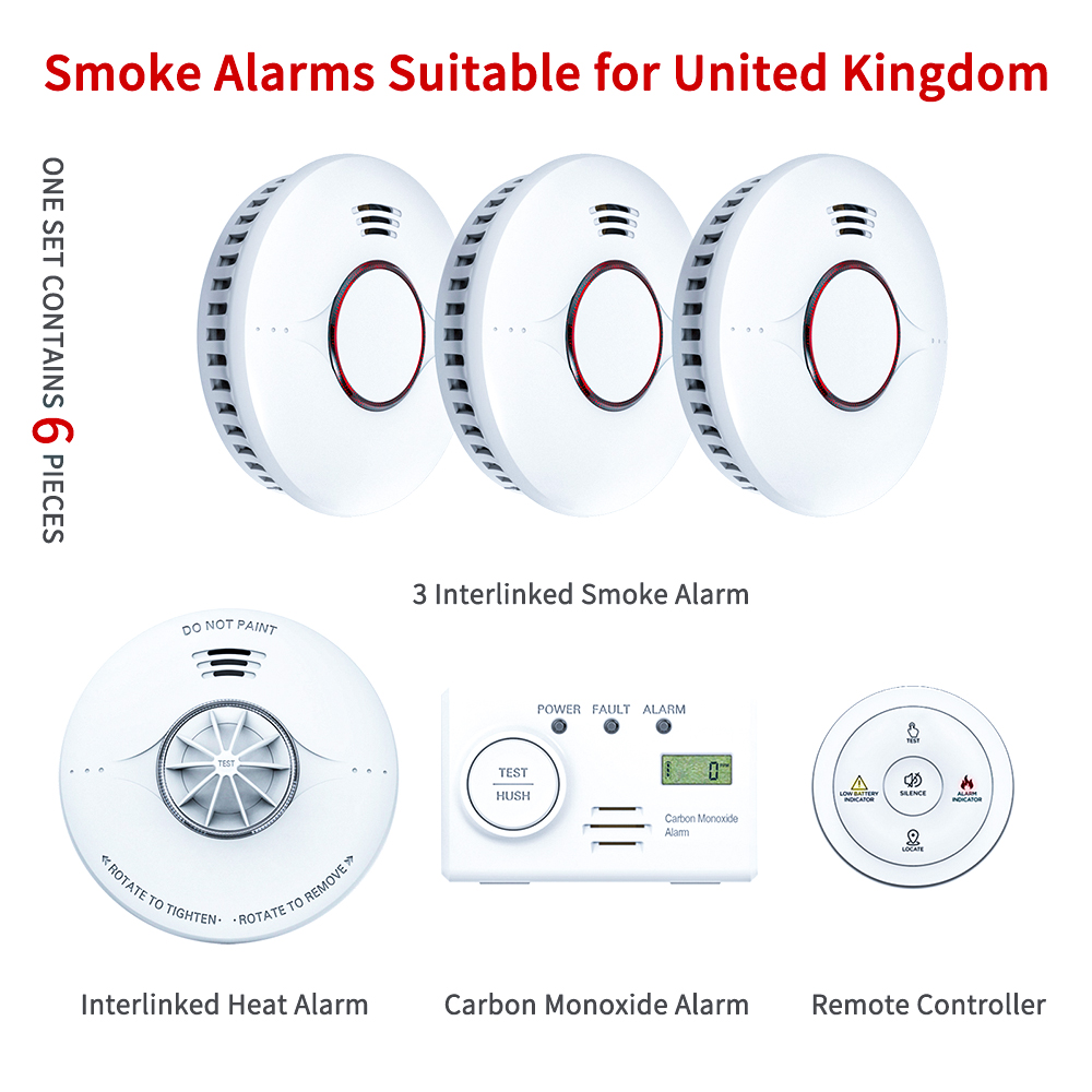 Detector de Humo Inalámbrico F - Smoke Alarm 10 Year Battery reseña y precio